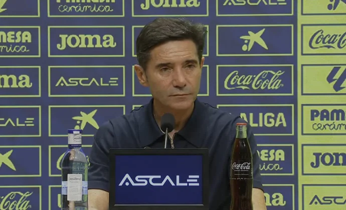 Marcelino celebra el triunfo y la solidez defensiva y habla de Rafa Marín, Etta Eyong, Oluwaseyi y Mikautadze