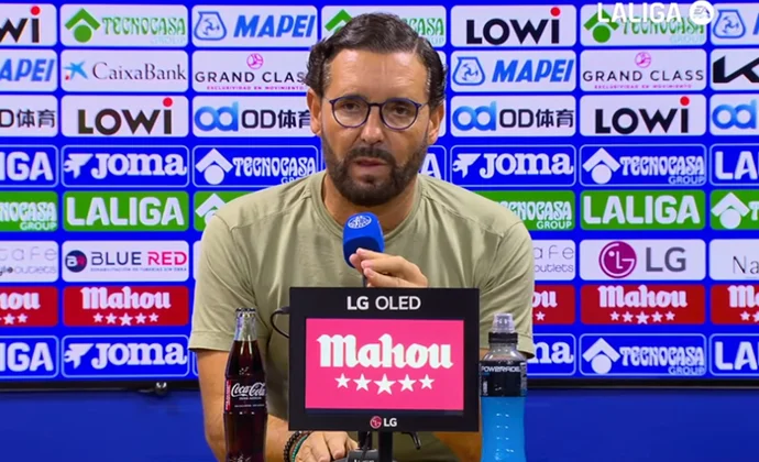 Bordalás analiza el empate, habla de Nyom, Mayoral, Mario Martín y Djené y lamenta tener solo un delantero