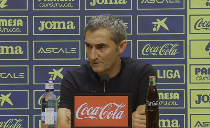 Valverde analiza la derrota y la falta de gol y habla de Unai Gómez, Jauregizar, Vesga y Nico Williams