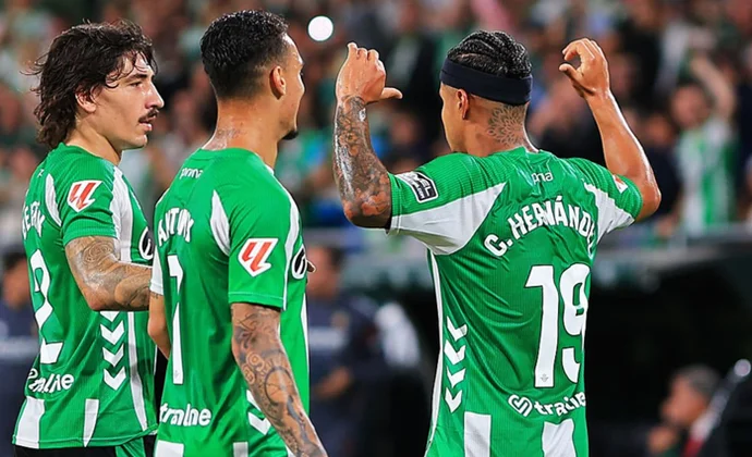 Jornada 7: Betis 2-0 Osasuna. Estadísticas y puntos fantasy