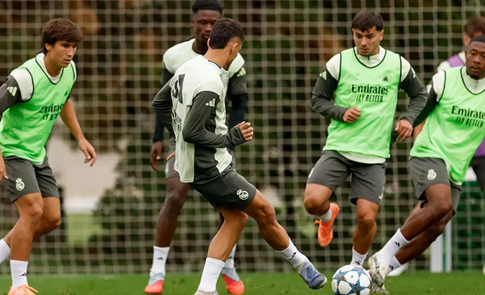 El  Real Madrid ya prepara la Champions pendiente de Militao, que solo tiene un golpe