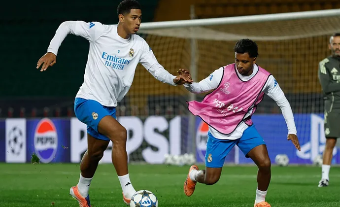 El Real Madrid entrena en Kazajistán sin los cinco lesionados