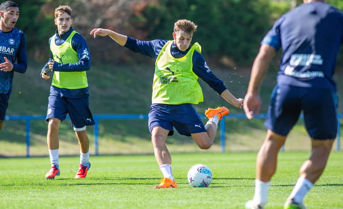 Mariano, Toni Martínez y Diarra, bajas en el entrenamiento del miércoles
