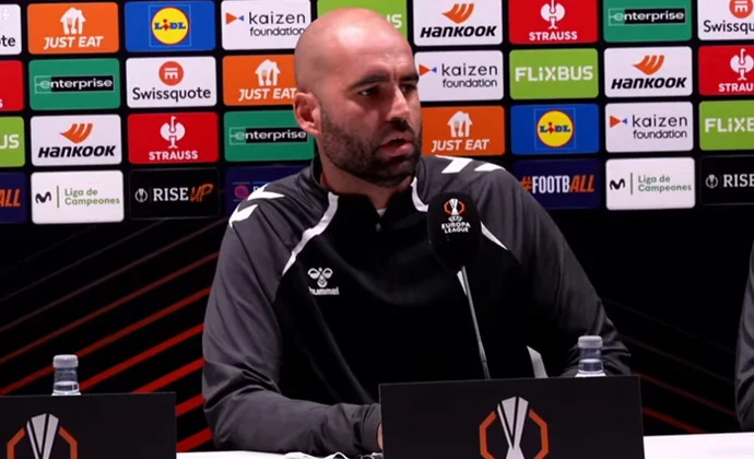 Giráldez habla de Starfelt, Sotelo, la preparación del equipo, el estilo de juego y el PAOK