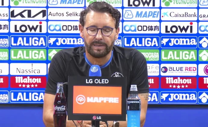 Bordalás habla de Nyom, Juanmi, Liso, el momento del equipo y el partido contra Osasuna