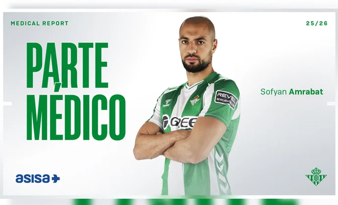 Parte médico oficial de Sofyan Amrabat