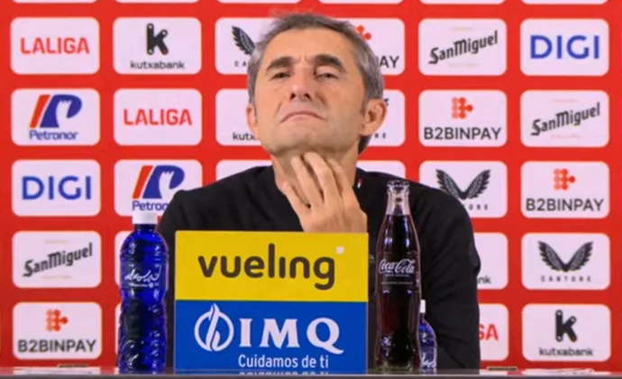 Valverde analiza el trifunfo y habla de Guruzeta, Navarro, Iñaki Williams y Rego