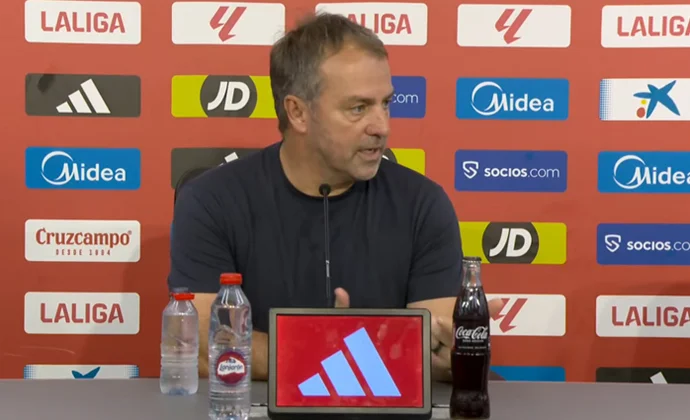 Flick trata de explicar lo sucedido y habla de Pedri, De Jong y el sistema