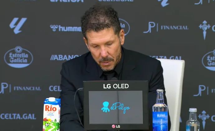 Simeone evita referirse a las decisiones arbitrales y habla de Baena, Galán, Koke y Nico González