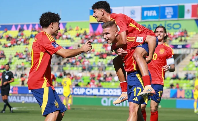 España Sub-20 tumba a Ucrania y se mete en cuartos del Mundial