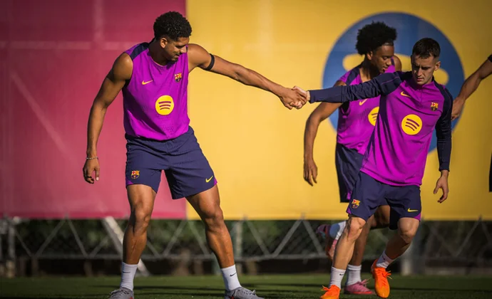 El Barcelona cierra la semana de trabajo sin recuperar a Yamal, Raphinha ni Fermín