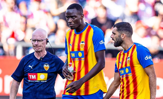 Parte médico oficial de Mouctar Diakhaby y periodo estimado de baja