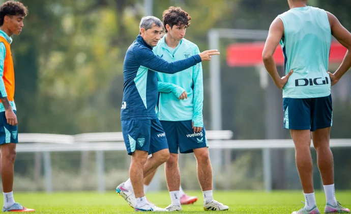  Valverde dirige otra sesión sin los Williams, Sancet, Berenguer ni Vesga