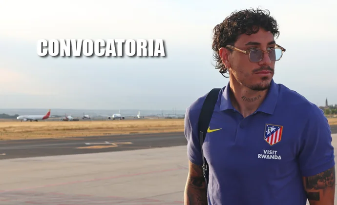 Giménez y Almada, en la convocatoria para el amistoso contra el Inter de Milán