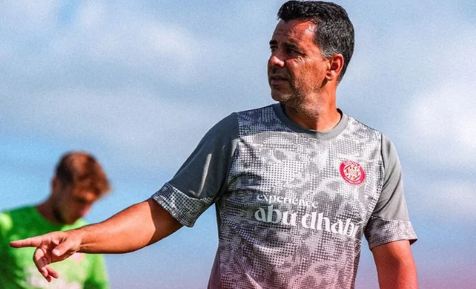 El Girona entrena pendiente de Lemar, Tsygankov y Abel Ruiz, con el grupo pero sin el alta médica