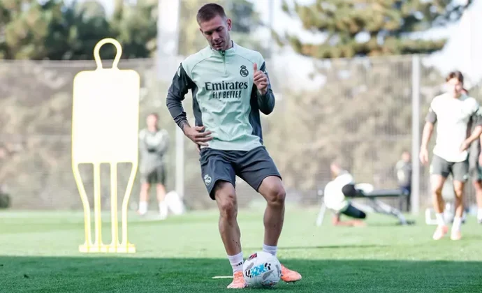 Mastantuono se suma al grupo, recuperado de sus molestias