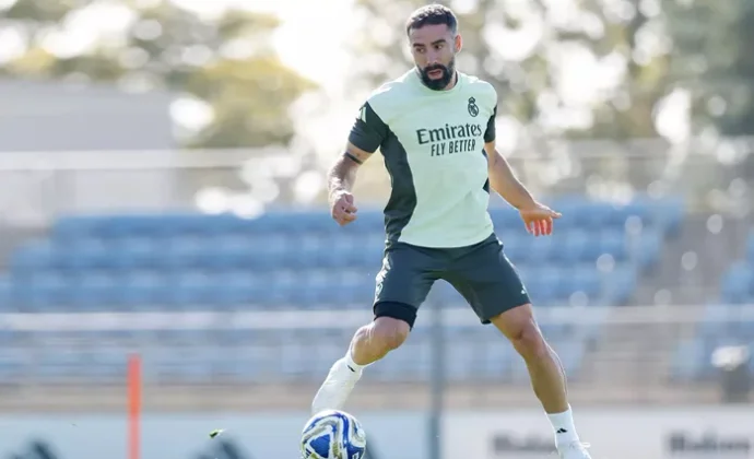 Carvajal toca balón y entra en la última semana de su recuperación