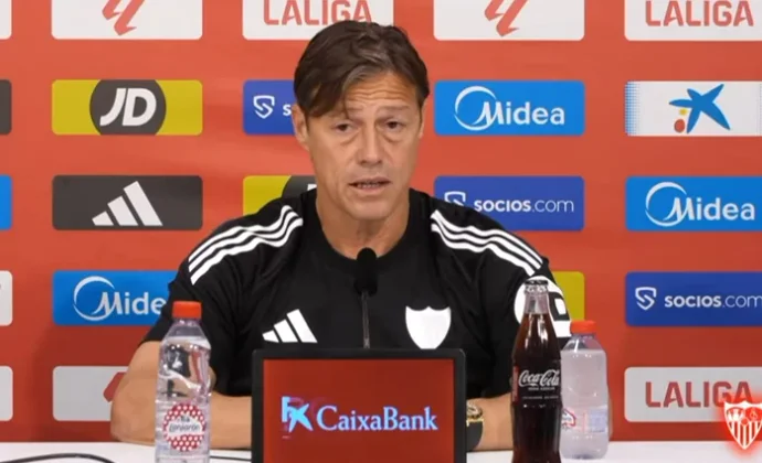 Almeyda analiza el momento del equipo y habla de Nianzou, Juanlu, Carmona, Jordan y el Mallorca