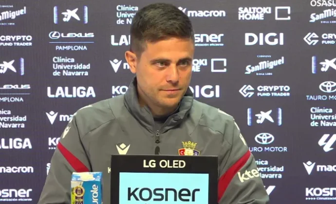 Lisci, sobre Aimar Oroz, Juan Cruz, Becker, Budimir, Moncayola, el sistema de juego y el Atlético