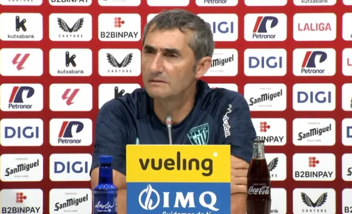 Valverde habla de Nico Williams, Álvaro Núñez, el Elche y el calendario apretado