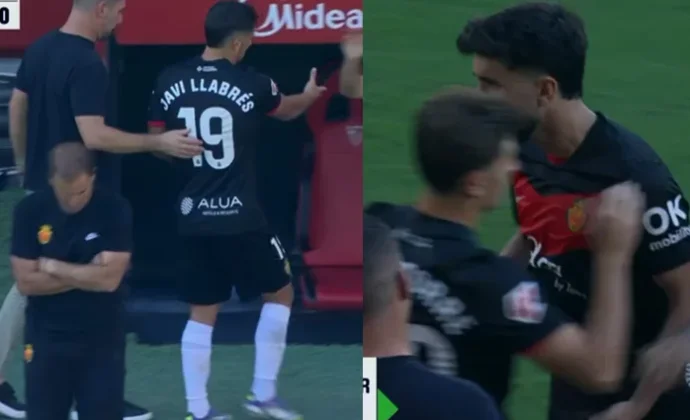 Un golpe y calambres provocaron los cambios de Llabrés y Morlanes