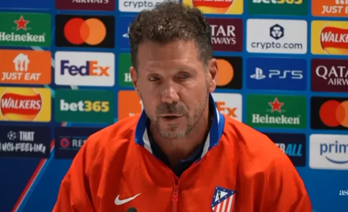 Simeone, sobre Sorloth, Arteta y el partido contra el Arsenal