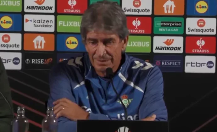 Pellegrini habla del momento del equipo y de Antony antes de enfrentarse al Genk