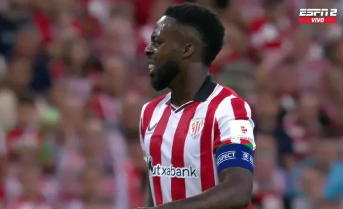 Iñaki Williams se lesiona y abandona el partido ante el Qarabag