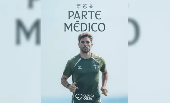 Parte médico oficial de Javi Rueda y periodo estimado de baja
