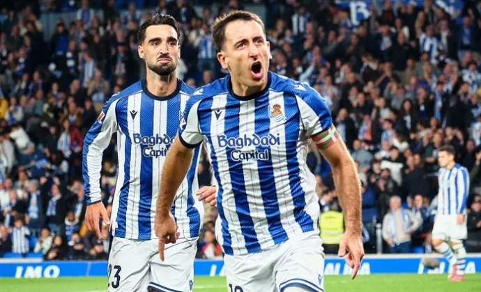 Jornada 10: Real Sociedad 2-1 Sevilla. Estadísticas y puntos fantasy