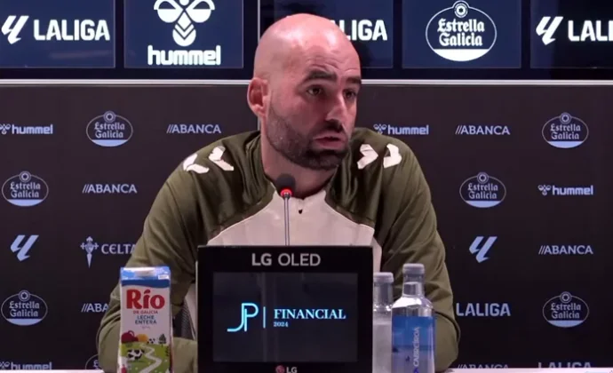 Giráldez, sobre Yoel Lago, Swedberg, Rueda, El Abdellaoui, Aspas, Bryan, Starfelt, Ristic, Hugo Álvarez y Osasuna