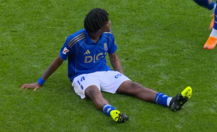 Ovi Ejaria se retiró con molestias en los isquiotibiales de Montilivi