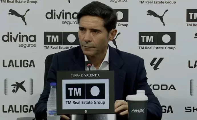 Marcelino analiza el triunfo y el partido de Gerard y lamenta la situación del Valencia