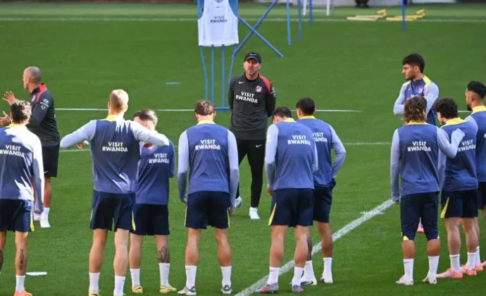 Cardoso recibe el alta y Simeone ensya su once delante de toda la afición