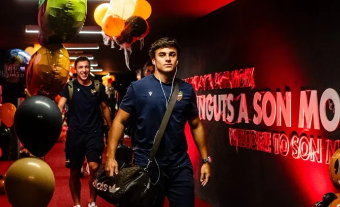 Carlos Álvarez supera el esguince en una semana y juega 20 minutos en Son Moix