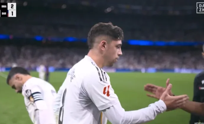 Fede Valverde jugó con fiebre hasta que tuvo que ser sustituido