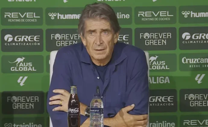 Pellegrini analiza la derrota y habla de Lo Celso, Deossa, Amrabat y el arbitraje