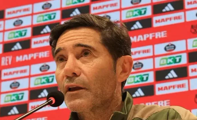 Marcelino celebra el triunfo, la cohesión de la plantlla y destaca la actuación de Oluwaseyi