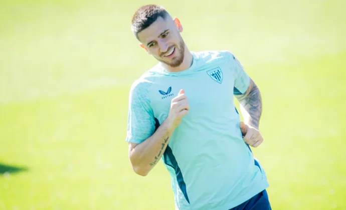 Nico Williams, Sannadi y Laporte, al margen en el entrenamiento del jueves