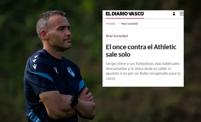 Diario Vasco también tiene claro el once de la Real para el derbi