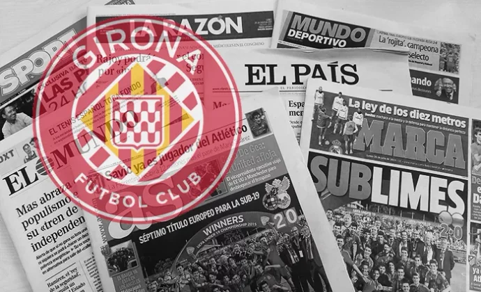 Las alineaciones probables del Girona para la jornada 20 según la prensa especializada