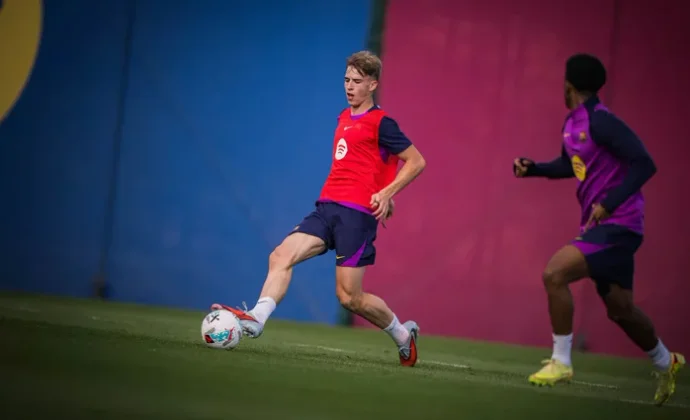 Cubarsí vuelve al grupo. Lewandowski y Olmo apuntan al alta médica