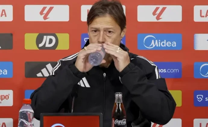 Almeyda habla de Azpilicueta, Mendy, Nianzou, Alvarez, Cardoso, Alexis, Agoumé, Vinicius, Simeone y Maradona