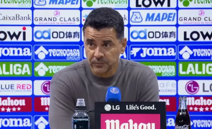 Míchel analiza la derrota, expresa sus sensaciones y cree que el equipo está creciendo con la recuperación de jugadores