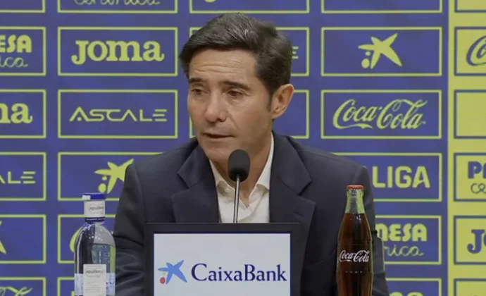 Marcelino celebra el triunfo, elogia a Gerard Moreno y explica el cambio de Mikautadze