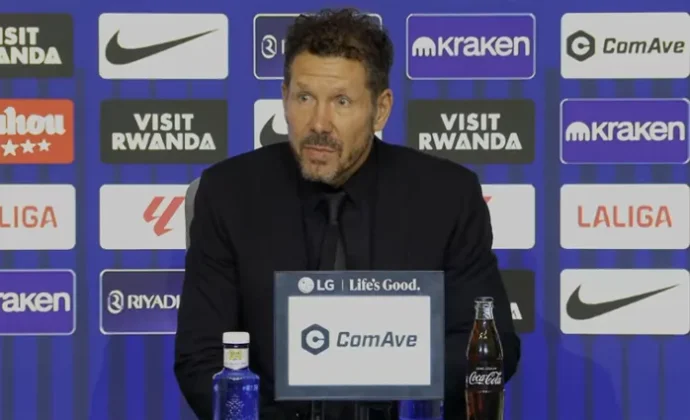 Simeone analiza el triunfo y habla de Giuliano, Hancko, Ruggeri, Sorloth y Almeyda