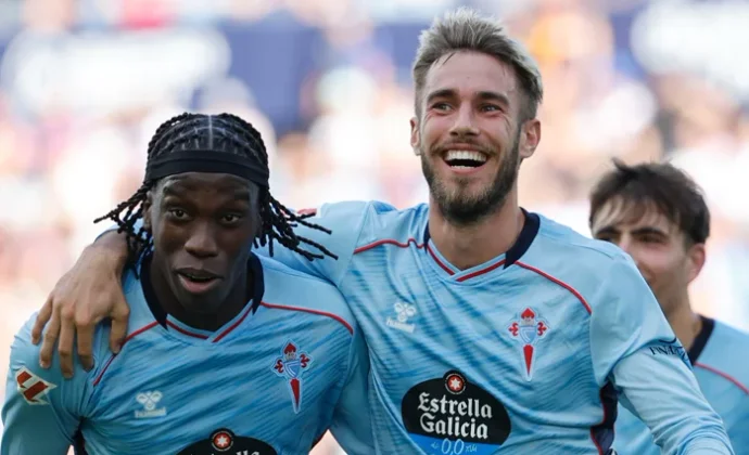 Jornada 11: Levante 1-2 Celta. Estadísticas y puntos fantasy