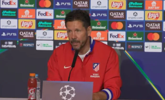 Simeone habla de Griezmann, Giménez, Baena, Barrios y el Union Saint-Gillois