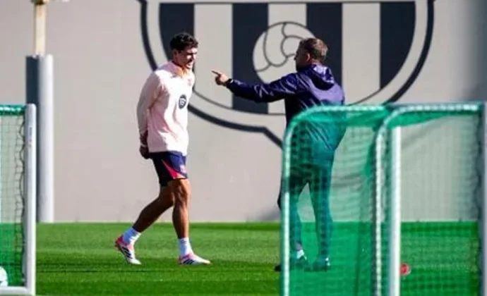 Christensen se retira del entrenamiento y Joan García sigue al margen