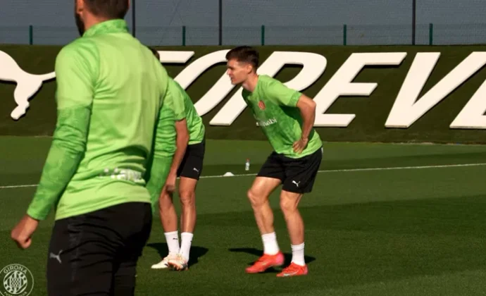 Stuani y Arnau empiezan la semana al margen del grupo